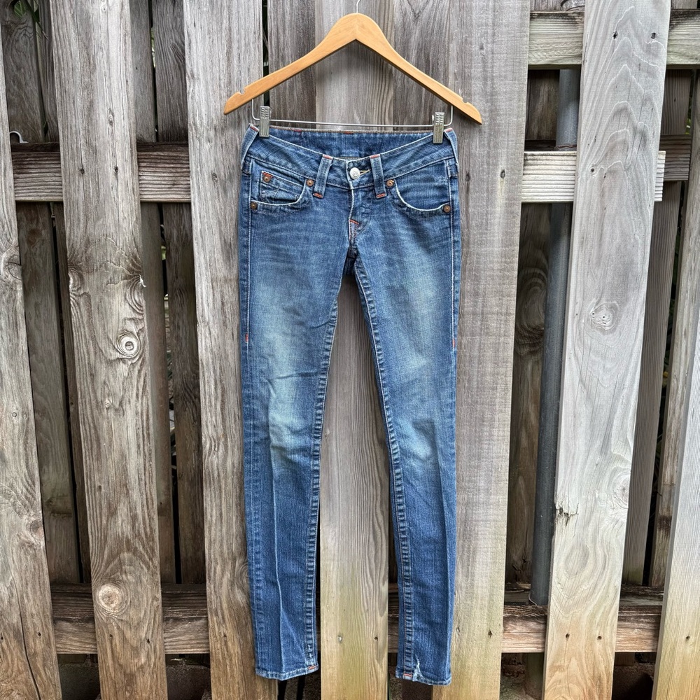 True Religion Low Rise Skinny Jeans